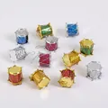 Bunte Laser-Minitrommeln als hängende Ornamente für die Dekoration des Weihnachtsbaums - 2.5CM Trommel 12er Set