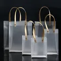 Frosted transparent gift bags with sturdy handles in various sizes - Transparent Gift Bag