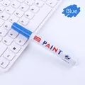 Pennarello professionale a vernice blu a base d'olio, impermeabile per metallo e graffiti - Blu