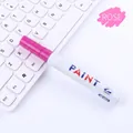 Rose red oil-based waterproof paint marker pen for tire graffiti and metal touch-up - Pink