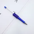 Bolígrafo azul DIY para abalorios con incrustaciones de pedrería azul - Incrustaciones de Circonita / Azul