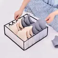Organizzatore per cassetti in rete a più scomparti per reggiseni e biancheria intima - 6-Grid Style / Nero