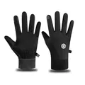Warme thermische winter fietshandschoenen met touchscreen vingers in kleur zwart - Outdoor Fietsen Stijl (227) / Zwart