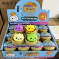 Set di giocattoli antistress Rainbow Mystery Squishy Bun in scatola colorata - Squishy Panino (6cm / Tipo Unicorno Farina) / Colorato