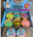 Set di giocattoli squishy baozi glitterati colorati in una scatola blu per il relax - Squishy Panino (10cm / Tipo Maltosio) / Colorato