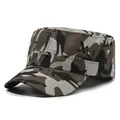 Casquette plate de camouflage pour hommes pour la protection solaire et la randonnée - Réglable / Five-Star Jungle Camouflage