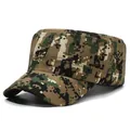 Casquette militaire tactique à motif camouflage numérique pour l'entraînement en plein air - Réglable / Camouflage Numérique Gris