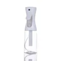 Professional white continuous high-pressure spray bottle with transparent reservoir for fine mist - 30ml / Small Spray Bottle / Frosted White