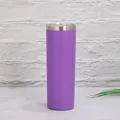 Gobelet isotherme violet de 20 oz en acier inoxydable avec couvercle pour la sublimation - 600ml / Violet