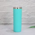 Gobelet isotherme mince de 20oz en acier inoxydable turquoise avec couvercle sous vide - 600ml / Vert clair