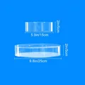 Professional transparent fillable acrylic cake stand set for wedding and party display - Low Style 10 + 6 Inch, Set of 2