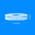 Clear round acrylic cake stand riser, 11.8 inch diameter and 2 inch height dimensions - Round 30*30*5cm