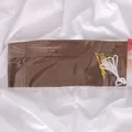 Kit pompon en papier marron 35cm pour décoration festive de fête et mariage en DIY - Café / Pack de 5