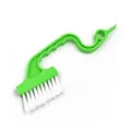 Ergonomic green swan-shaped handheld groove cleaning brush for window and door tracks - Swan Brush / Green