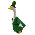 St. Patrick's Day green Leprechaun outfit and hat set for 23-inch porch goose decoration - St. Patrick's Day