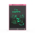 Kids pink LCD writing tablet, 10 inch erasable electronic drawing board with pen - 8.5 Inch / Light Pink / Monochrome Stroke