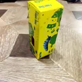 Gelbe Produktverpackung für Finger Slug Sensory Spielzeug mit buntem Raupen-Design - Spitz Zweifarbiger Stil (Mit Farbbox) / 18.5cm Länge