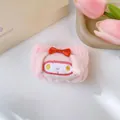 Morbido polsino in peluche rosa My Melody per il lavaggio del viso e la cura della pelle - 3-My Melody rosa (Cinturino singolo)