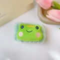 Polsino in morbida flanella verde con un simpatico design a rana per la pulizia del viso - 9-Cinturino da polso a rana (Singolo)