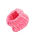 Morbido polsino in peluche di flanella rosa per il lavaggio del viso e del sudore - 64 - Rosso anguria (Polsino singolo)