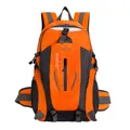 Leuchtend oranger Outdoor-Wanderrucksack mit ergonomischen Trägern und Netz-Seitentaschen für Sport - 36-55L / Einfache Taillenunterstützung / Orange