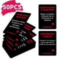 50-piece French adult couple interaction game cards featuring romantic party challenges - French Interactive Cards (T01043605) / 50 Sheets