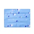 Blue pet cooling gel mat with cute polar bear pattern for dogs and cats - Polar World / 30x40cm / Light Blue