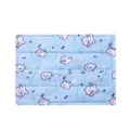 Sky blue pet cooling gel mat featuring repeating cute cat patterns for summer use - Kitten / 30x40cm / Light Blue