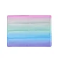 Rectangular pet cooling gel mat for dogs and cats with pink and blue gradient design - Colorful