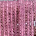 5x8mm translucent pink quartz abacus beads for professional DIY handmade jewelry making - 5*8mm/Strand Approx 72 Pieces / Rose Quartz