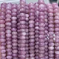 High-quality lavender purple 5x8mm crystal chalcedony abacus beads for DIY jewelry. - 5*8mm/Strand Approx 72 Pieces / Purple