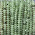 5x8mm light green chalcedony abacus beads for DIY jewelry making accessories - 5*8mm/Strand Approx 72 Pieces / Prehnite Color