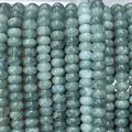 High-quality 5x8mm green aventurine abacus loose beads for DIY necklace and bracelet jewelry - 4*6mm/Strand Approx 90 Pieces / Blue-Grey 28