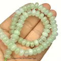 Light green chalcedony abacus beads 5x8mm, 75pcs for DIY jewelry making projects. - 4*6mm/Strand Approx 90 Pieces / Bean Green