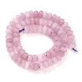 Translucent 5x8mm pink chalcedony abacus beads for DIY jewelry making and crafts - 4*6mm/Strand Approx 90 Pieces / Kunzite 41