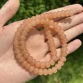 Natural peach chalcedony abacus loose beads 5x8mm for DIY handmade jewelry making accessories - 5*8mm/Strand Approx 72 Pieces / Peach Orange (55)