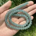 Premium 5x8mm cyan chalcedony abacus beads for handmade DIY jewelry necklace crafting - 5*8mm/Strand Approx 72 Pieces / Lake Green (56)