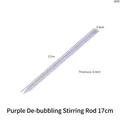 Purple 17cm silicone stirring rod tool for DIY epoxy resin craft bubble popping work - Bubble Popping Rod (3805) / 17cm / Purple