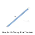17cm blue silicone stirring stick for DIY epoxy resin bubble popping and glue mixing tool - Bubble Popping Rod (3805) / 17cm / Blue
