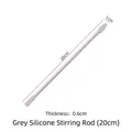 20cm reusable gray non-stick silicone stirring rod tool for DIY epoxy resin craft projects - Stirring Rod (1801) / 20cm / Gray