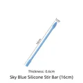 Sky blue reusable silicone stirring stick 16cm for DIY resin casting and glue mixing - Stirring Rod (1800) / 16cm / Sky Blue