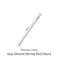 Professional gray reusable silicone stirring rod for resin DIY jewelry tool 16cm - Stirring Rod (1800) / 16cm / Gray
