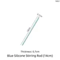 14cm light blue reusable silicone stirring stick for DIY resin art and crafts projects - Stirring Rod (1802) / 14cm / Blue