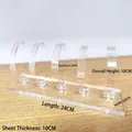 Professional 5-slot transparent acrylic watch display stand holder with clear dimensions - Thickened 5-Slot