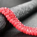Exquisite 4x6mm faceted red agate wheel beads for DIY jewelry making and craft accessories - 4x6mm Faceted (Approx 82 Pieces) / Dark Red Pattern