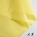 17g premium bright yellow tissue paper for garment lining and DIY crafts, color 3101 - 10 Sheets Set / Bright Yellow (3101)