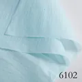High-quality light blue 17g tissue paper for clothing packaging and DIY flower crafts - 10 Sheets Set / Light Blue (6102)