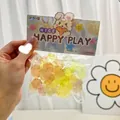 Cute gummy bear style stress relief squeeze toy in colorful blind bag packaging - 50-Piece Cat Paw Squishy Set (with Gift)