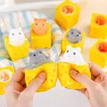 Jouet à presser mignon souris au fromage pour soulager le stress et le jeu sensoriel pour enfants - Souris Fromage / Souris Fromage