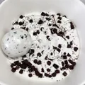 Giocattolo di slime al burro bianco con pezzi di mattoncini per alleviare lo stress - Stile Latte (2510) / Latte (Bianco)
